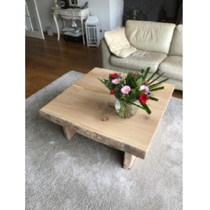 Boomstam salontafel