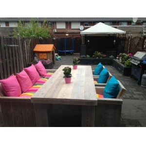 Tuinset hoge tafel