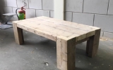 Steigerhouten salontafel